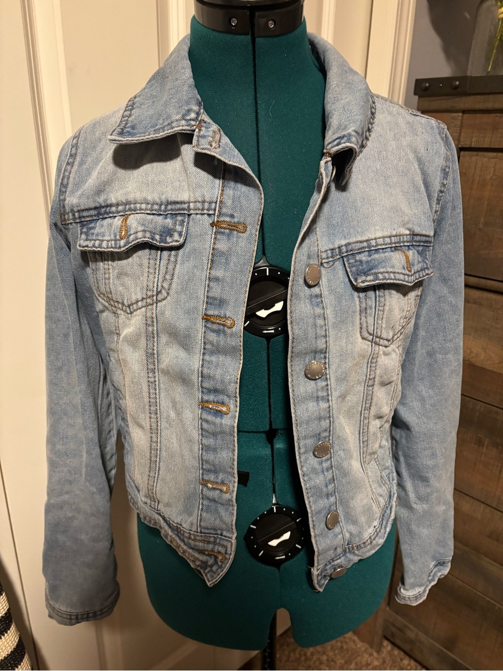 Ci Sono Light Blue Denim Jean Jacket